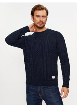 Pepe Jeans Sweter Sly PM702378 Granatowy Regular Fit ze sklepu MODIVO w kategorii Swetry męskie - zdjęcie 168636319
