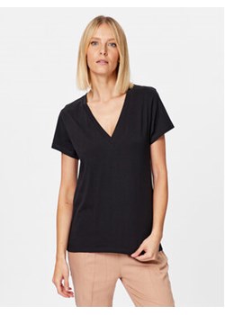 Sisley T-Shirt 3096L400B Czarny Regular Fit ze sklepu MODIVO w kategorii Bluzki damskie - zdjęcie 168636468