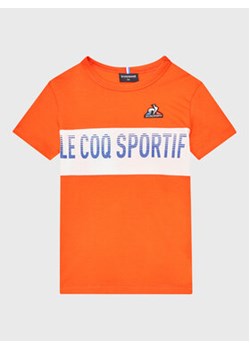 Le Coq Sportif T-Shirt 2310341 Pomarańczowy Regular Fit ze sklepu MODIVO w kategorii T-shirty chłopięce - zdjęcie 168636677