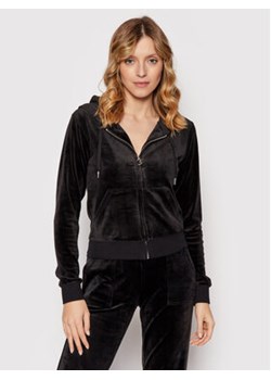 Juicy Couture Bluza Robertson JCAP176 Czarny Slim Fit ze sklepu MODIVO w kategorii Bluzy damskie - zdjęcie 168636878