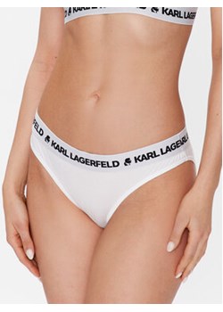 KARL LAGERFELD Figi klasyczne Logo 211W2111 Biały ze sklepu MODIVO w kategorii Majtki damskie - zdjęcie 168637069
