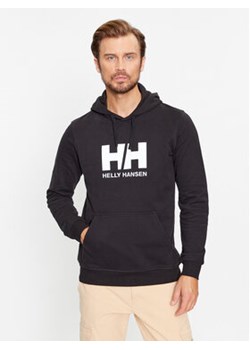 Helly Hansen Bluza Logo 33977 Czarny Regular Fit ze sklepu MODIVO w kategorii Bluzy męskie - zdjęcie 168637215