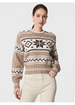 Polo Ralph Lauren Sweter 211881628 Beżowy Regular Fit ze sklepu MODIVO w kategorii Swetry damskie - zdjęcie 168637469