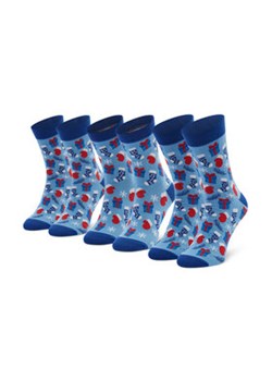 Rainbow Socks Zestaw 3 par wysokich skarpet unisex Xmas Socks Balls Mix Gifts Pak 3 Kolorowy ze sklepu MODIVO w kategorii Skarpetki dziecięce - zdjęcie 168637586