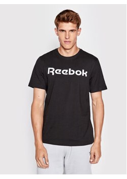 Reebok T-Shirt Classic Graphic Series Linear Logo GJ0136 Czarny Slim Fit ze sklepu MODIVO w kategorii T-shirty męskie - zdjęcie 168637646