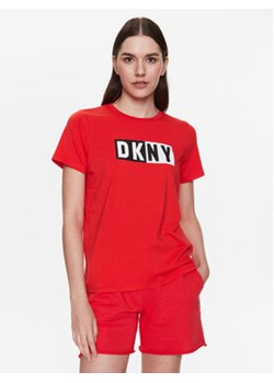DKNY Sport T-Shirt DP2T5894 Czerwony Classic Fit ze sklepu MODIVO w kategorii Bluzki damskie - zdjęcie 168638057