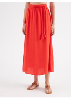 Vero Moda Spódnica midi Uta 10290426 Czerwony Regular Fit ze sklepu MODIVO w kategorii Spódnice - zdjęcie 168638129