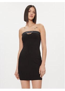 Tommy Jeans Sukienka codzienna DW0DW17416 Czarny Slim Fit ze sklepu MODIVO w kategorii Sukienki - zdjęcie 168638655