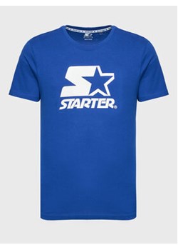 Starter T-Shirt SMG-008-BD Niebieski Regular Fit ze sklepu MODIVO w kategorii T-shirty męskie - zdjęcie 168638849