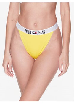 Tommy Jeans Dół od bikini UW0UW04087 Żółty ze sklepu MODIVO w kategorii Stroje kąpielowe - zdjęcie 168638905