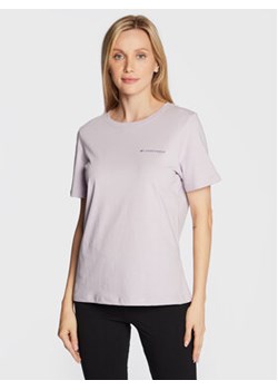 4F T-Shirt H4Z22-TSD025 Fioletowy Regular Fit ze sklepu MODIVO w kategorii Bluzki damskie - zdjęcie 168639209