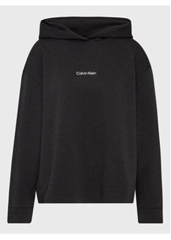 Calvin Klein Curve Bluza Inclu Micro Logo K20K205473 Czarny Regular Fit ze sklepu MODIVO w kategorii Bluzy damskie - zdjęcie 168639546
