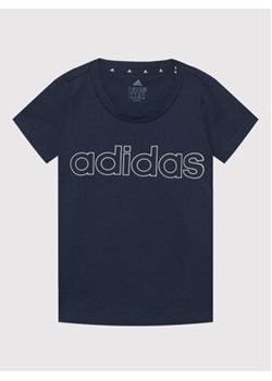 adidas T-Shirt Essentials GS0186 Granatowy Slim Fit ze sklepu MODIVO w kategorii T-shirty chłopięce - zdjęcie 168639817