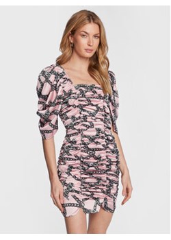 Silvian Heach Sukienka koktajlowa GPP23203VE Różowy Slim Fit ze sklepu MODIVO w kategorii Sukienki - zdjęcie 168639969