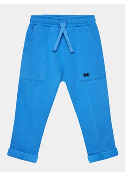 United Colors Of Benetton Spodnie dresowe 3V0KGF031 Niebieski Regular Fit ze sklepu MODIVO w kategorii Spodnie chłopięce - zdjęcie 168640065