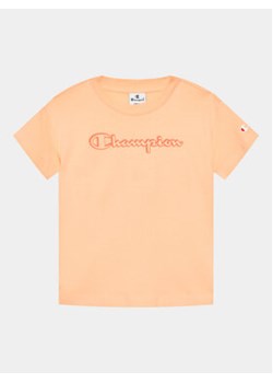 Champion T-Shirt 404650 Pomarańczowy Regular Fit ze sklepu MODIVO w kategorii Bluzki damskie - zdjęcie 168640297
