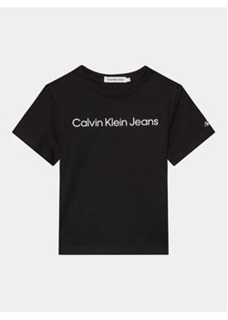 Calvin Klein Jeans T-Shirt IU0IU00599 M Czarny Regular Fit ze sklepu MODIVO w kategorii T-shirty chłopięce - zdjęcie 168640425