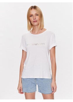 Emporio Armani T-Shirt 262633 3R314 00010 Biały Regular Fit ze sklepu MODIVO w kategorii Bluzki damskie - zdjęcie 168640648