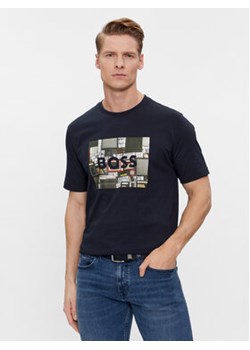 Boss T-Shirt Teeheavyboss 50510009 Granatowy Regular Fit ze sklepu MODIVO w kategorii T-shirty męskie - zdjęcie 168640728