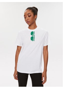 KARL LAGERFELD T-Shirt 235W1704 Biały Relaxed Fit ze sklepu MODIVO w kategorii Bluzki damskie - zdjęcie 168641345