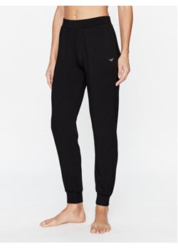 Emporio Armani Underwear Spodnie dresowe 164787 3F264 00020 Czarny Regular Fit ze sklepu MODIVO w kategorii Spodnie damskie - zdjęcie 168641436