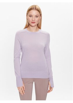 Calvin Klein Sweter K20K205777 Fioletowy Regular Fit ze sklepu MODIVO w kategorii Swetry damskie - zdjęcie 168642397