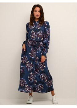 Kaffe Sukienka koszulowa Ninna 10507089 Granatowy A-Line Fit ze sklepu MODIVO w kategorii Sukienki - zdjęcie 168642658