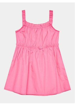 United Colors Of Benetton Sukienka codzienna 4EW7GV00T Różowy Regular Fit ze sklepu MODIVO w kategorii Sukienki dziewczęce - zdjęcie 168642726
