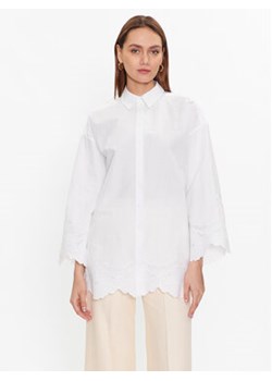 TWINSET Koszula 231TT2303 Biały Relaxed Fit ze sklepu MODIVO w kategorii Koszule damskie - zdjęcie 168643478