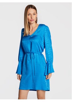 TWINSET Sukienka codzienna 222TT2125 Niebieski Regular Fit ze sklepu MODIVO w kategorii Sukienki - zdjęcie 168643529