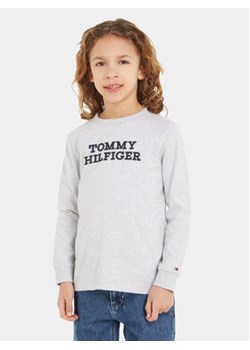 Tommy Hilfiger Bluzka KB0KB08554 S Szary Regular Fit ze sklepu MODIVO w kategorii T-shirty chłopięce - zdjęcie 168643545