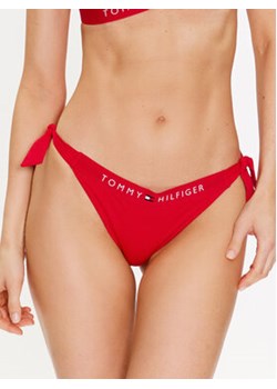 Tommy Hilfiger Dół od bikini UW0UW04497 Czerwony ze sklepu MODIVO w kategorii Stroje kąpielowe - zdjęcie 168643555