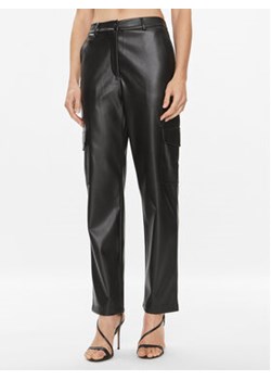 ONLY Spodnie z imitacji skóry 15293029 Czarny Loose Fit ze sklepu MODIVO w kategorii Spodnie damskie - zdjęcie 168644218