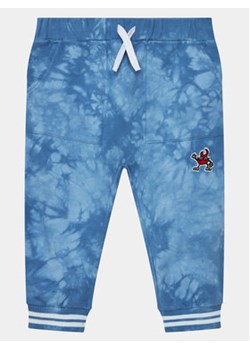 United Colors Of Benetton Spodnie dresowe 3EM5GF03P Niebieski Regular Fit ze sklepu MODIVO w kategorii Spodnie i półśpiochy - zdjęcie 168644549