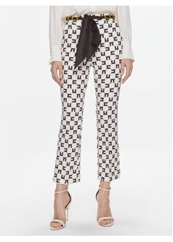 Elisabetta Franchi Spodnie materiałowe PA-S16-41E2-5989 Kolorowy Regular Fit ze sklepu MODIVO w kategorii Spodnie damskie - zdjęcie 168645019