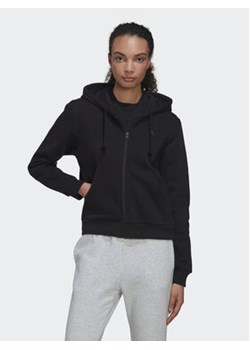 adidas Bluza ALL SZN Fleece Full-Zip Hoodie HC8848 Czarny Regular Fit ze sklepu MODIVO w kategorii Bluzy damskie - zdjęcie 168645047
