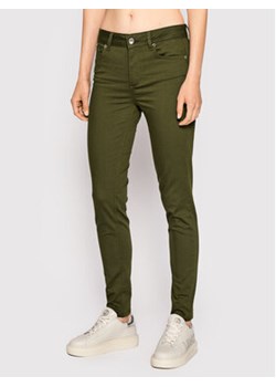 Liu Jo Spodnie materiałowe WF2362 T7144 Zielony Skinny Fit ze sklepu MODIVO w kategorii Spodnie damskie - zdjęcie 168645078
