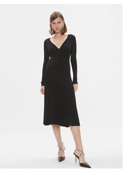Pinko Sukienka dzianinowa Coccodrillo 102023 A18P Czarny Regular Fit ze sklepu MODIVO w kategorii Sukienki - zdjęcie 168645558