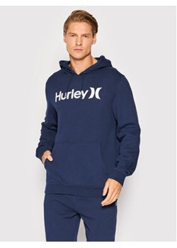 Hurley Bluza Oao Solid Summer MFT0009290 Granatowy Regular Fit ze sklepu MODIVO w kategorii Bluzy męskie - zdjęcie 168645706
