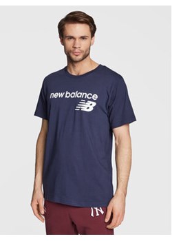 New Balance T-Shirt Classic Core Logo MT03905 Granatowy Athletic Fit ze sklepu MODIVO w kategorii T-shirty męskie - zdjęcie 168645817