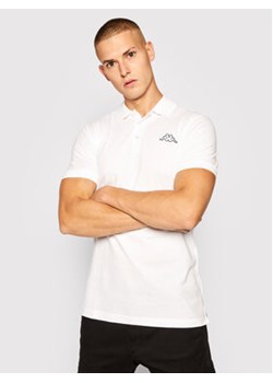 Kappa Polo 303173 Biały Regular Fit ze sklepu MODIVO w kategorii T-shirty męskie - zdjęcie 168645975
