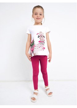 Mayoral Komplet t-shirt i legginsy 3779 Bordowy ze sklepu MODIVO w kategorii Komplety dziewczęce - zdjęcie 168646285