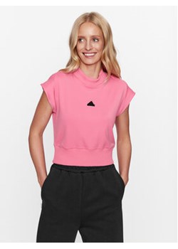 adidas T-Shirt IM4915 Różowy Slim Fit ze sklepu MODIVO w kategorii Bluzki damskie - zdjęcie 168646316