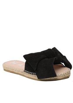 Manebi Espadryle Sandals With Bow K 1.0 J0 Czarny ze sklepu MODIVO w kategorii Espadryle damskie - zdjęcie 168647085
