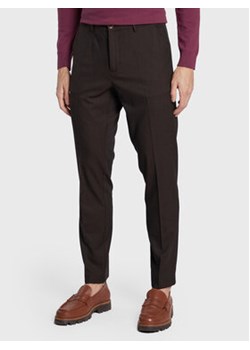 Casual Friday Spodnie materiałowe Phillip 2.0 20504512 Brązowy Slim Fit ze sklepu MODIVO w kategorii Spodnie męskie - zdjęcie 168647556