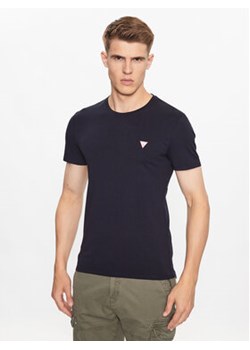 Guess T-Shirt M2YI24 J1314 Granatowy Slim Fit ze sklepu MODIVO w kategorii T-shirty męskie - zdjęcie 168648457