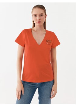 Pinko T-Shirt 100372 A0MA Pomarańczowy Regular Fit ze sklepu MODIVO w kategorii Bluzki damskie - zdjęcie 168648689