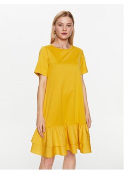 Weekend Max Mara Sukienka codzienna Vanna 2356210331 Żółty Regular Fit ze sklepu MODIVO w kategorii Sukienki - zdjęcie 168648788