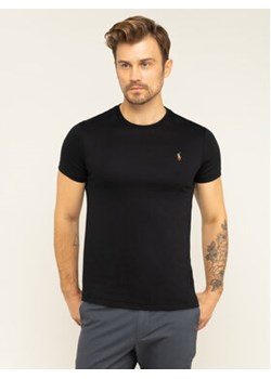 Polo Ralph Lauren T-Shirt 710740727 Czarny Custom Slim Fit ze sklepu MODIVO w kategorii T-shirty męskie - zdjęcie 168648988