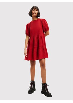 Desigual Sukienka codzienna Luna 22WWVW73 Czerwony Regular Fit ze sklepu MODIVO w kategorii Sukienki - zdjęcie 168649009